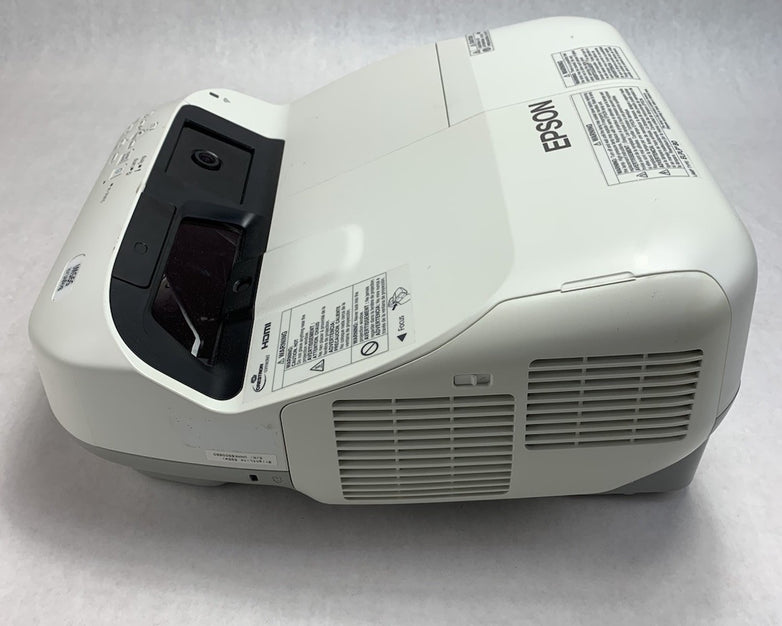 Epson BrightLink 595Wi H599A LCD Projector 654 Lamp Hours - No Remote