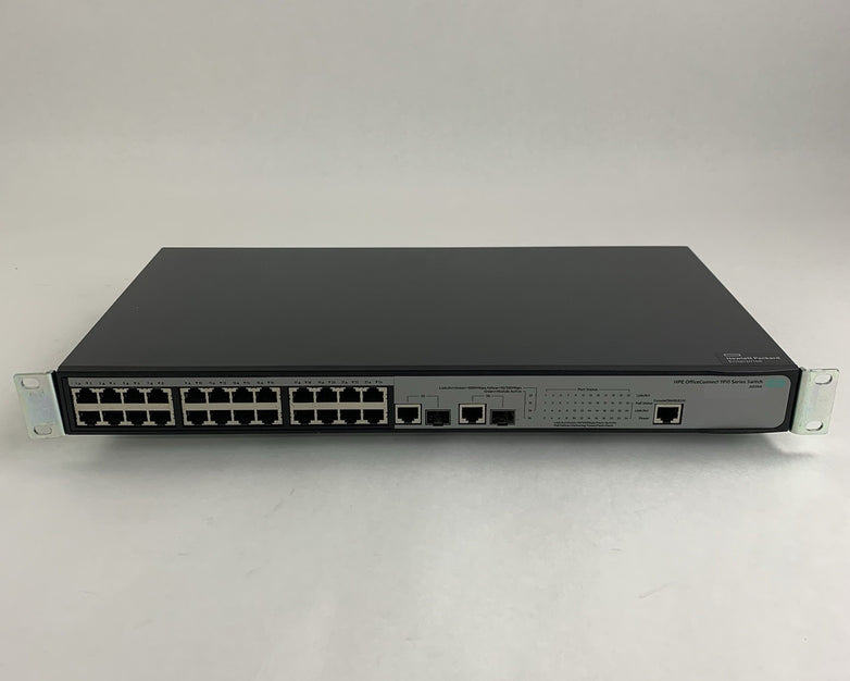 HP JG539A 1910 24-PoE+Switch 24 Port Network Switch Tested Reset
