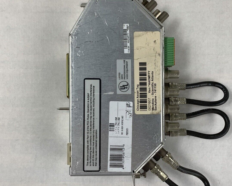 Mendota Scientific Atlanta Backplane 741150 Rear Interface 9815 w/ Tubes