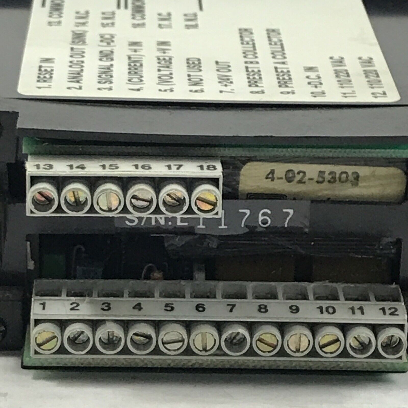 KEP INT69TAS2A Intellect-69 Ratemeter Totalizer 100 VAC 12-24VDC Square Law