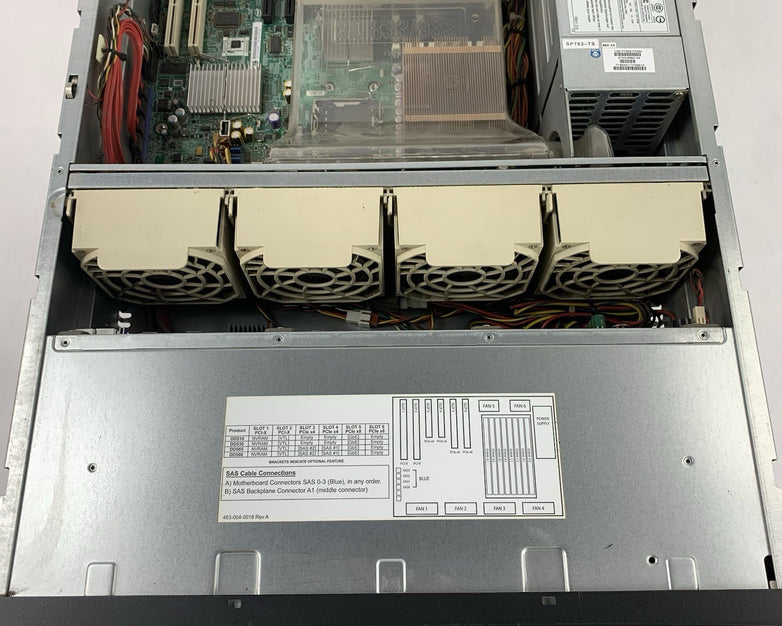 Data Domain DD510 S5000PSL Array 1x Intel Xeon 5110 1.6GHz 4GB RAM No OS/HDD