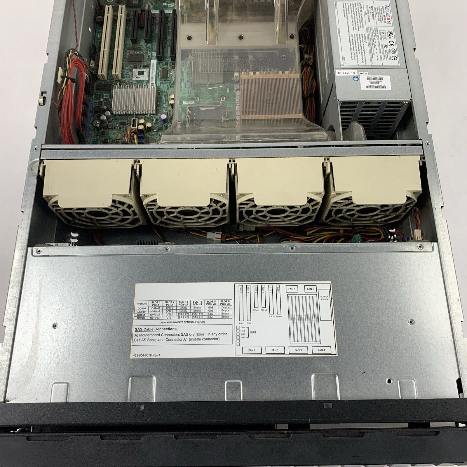 Data Domain DD510 S5000PSL Array 1x Intel Xeon 5110 1.6GHz 4GB RAM No OS/HDD9