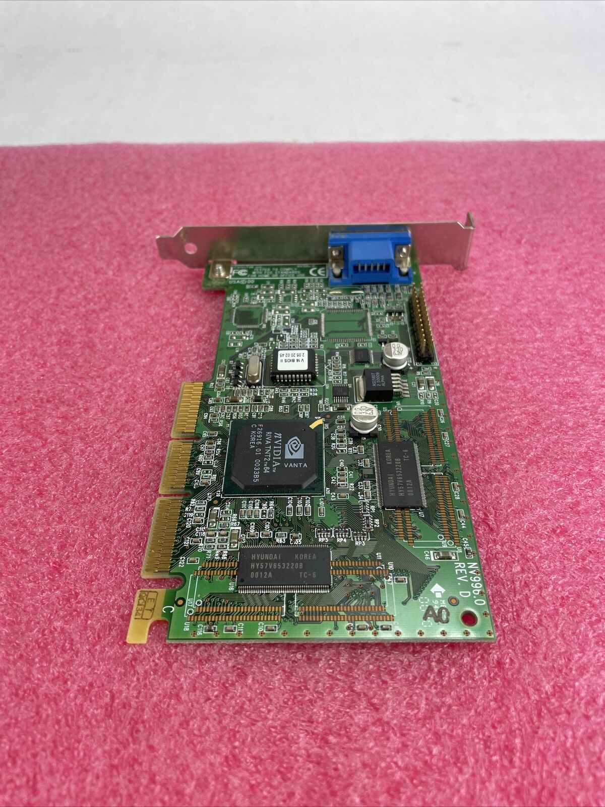 Nvidia Riva TNT2 64 NV996 AGP 1MB Graphics Card