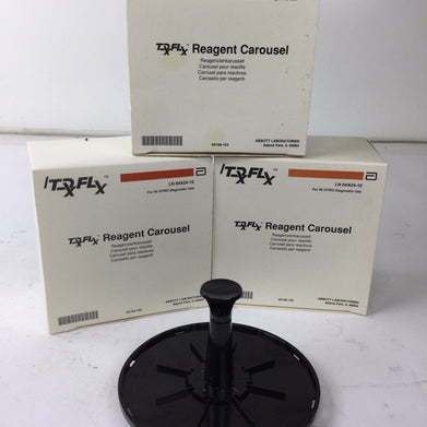 Abbott Laboratories Reagent Carousel LN 04A24-10 (Lot of 3)