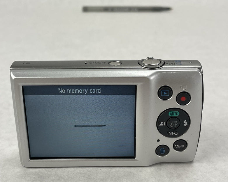 Canon PowerShot ELPH 180 Camera 20MP 8X Zoom Tested Works No Battery No Charger