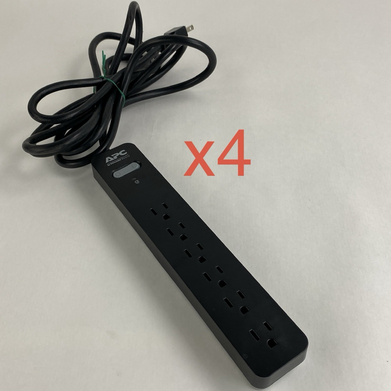 APC PE610 6 Outlets Power Strip 6ft Extension Tested Lot of 4