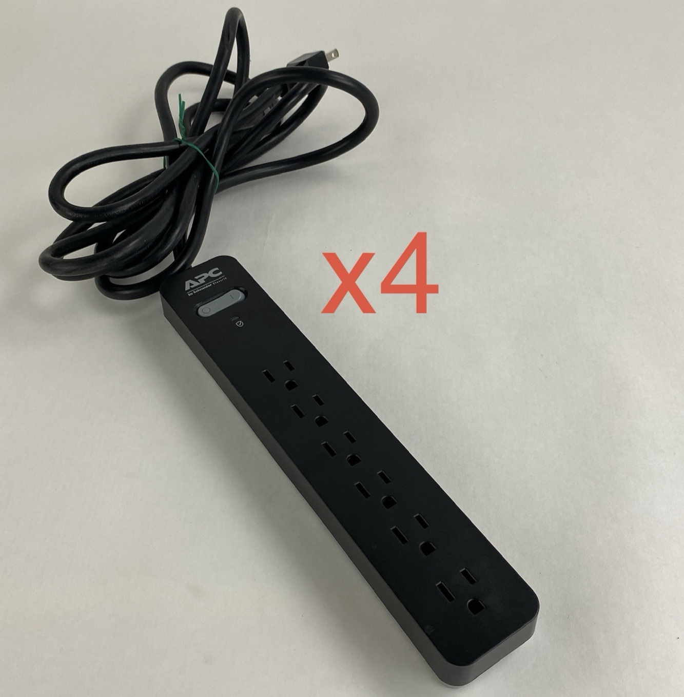 APC PE610 6 Outlets Power Strip 6ft Extension Tested Lot of 40