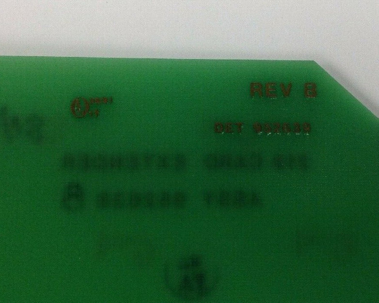 Varian 219 Spectrophotometer Card Extender Assy 952638 Rev B DET 952639