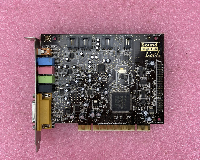 Creative Labs Sound Blaster Live! 5.1 SB0100 PCI Audio Card