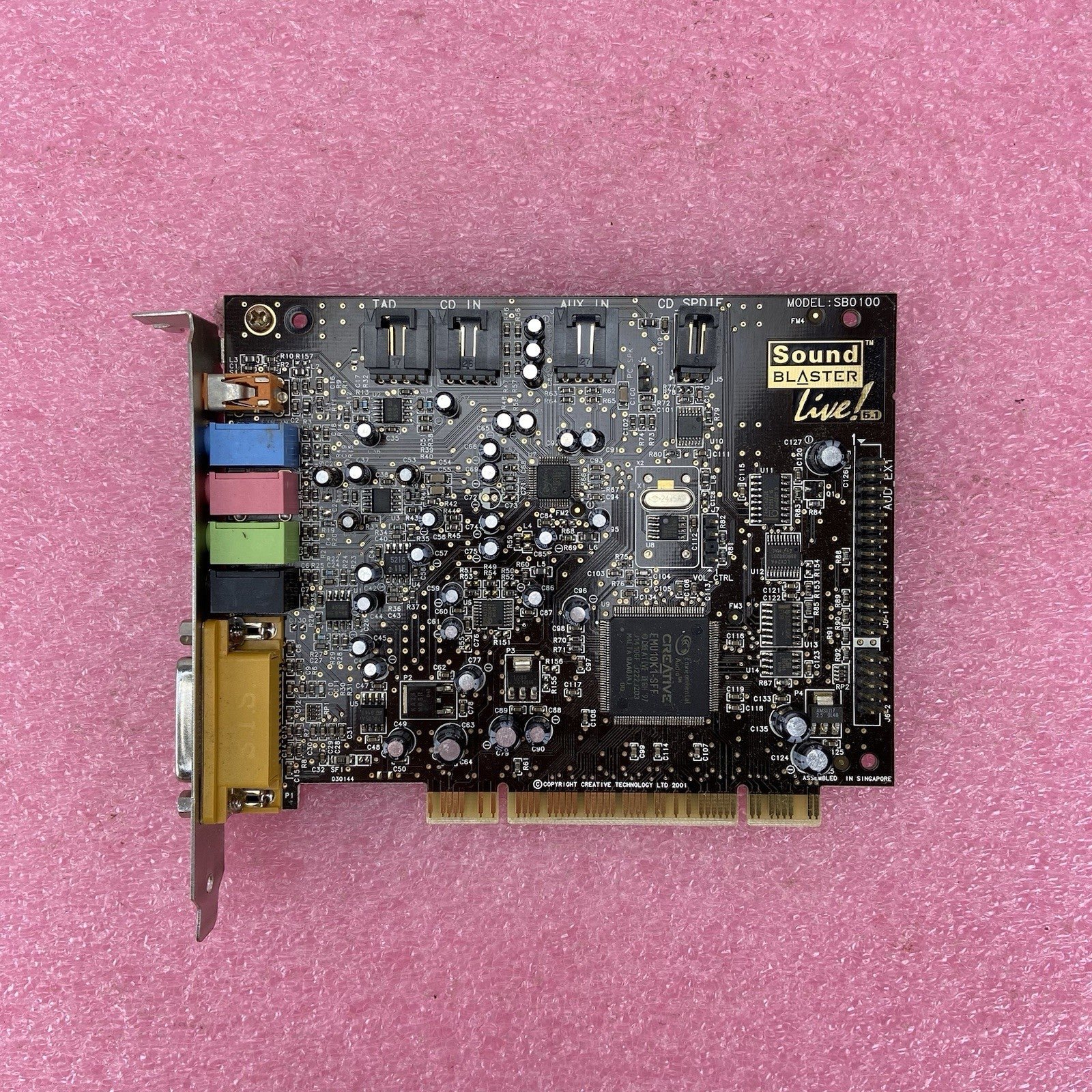 Creative Labs Sound Blaster Live! 5.1 SB0100 PCI Audio Card5