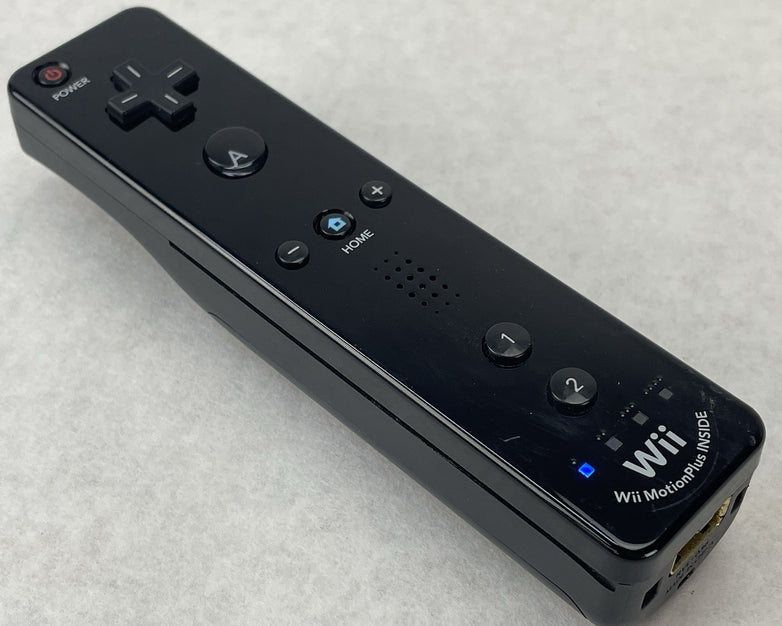 Nintendo Black Motion Plus Wii Controller OEM RVL-036