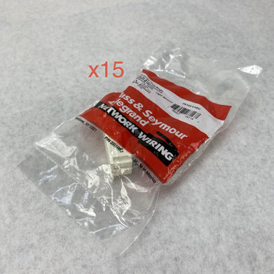 Pass & Seymour 2A145-C5EU Activate 2A Single Cat 5e RJ45 Wiremold Ivory - Lot 15