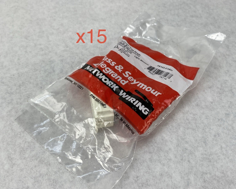Pass & Seymour 2A145-C5EU Activate 2A Single Cat 5e RJ45 Wiremold Ivory - Lot 15