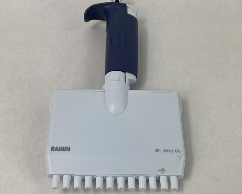 Rainin L200 Pipetlite 20-200 µL LTS 12-Channel Handheld Manuel Pipette