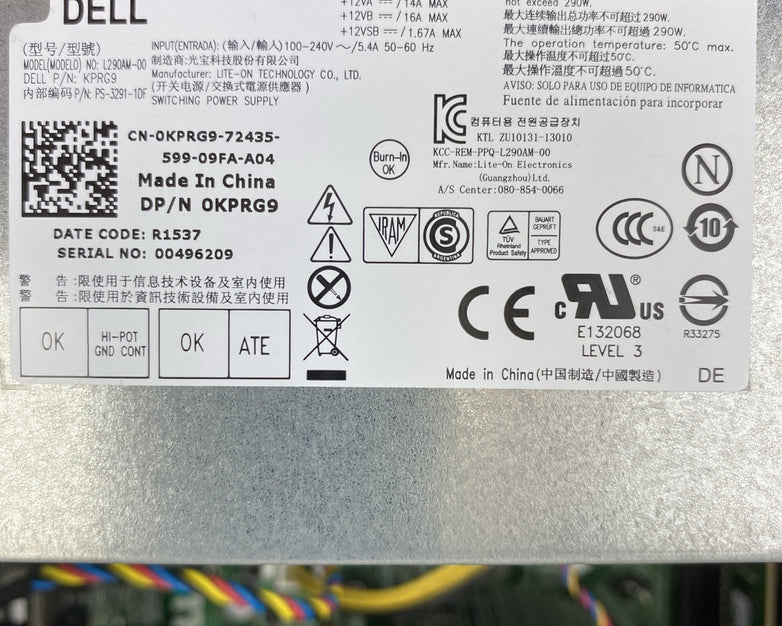 Dell OptiPlex 7020 MT Intel Quad Core i7-4790 3.60GHz 8GB RAM DVDRW No HDD No OS