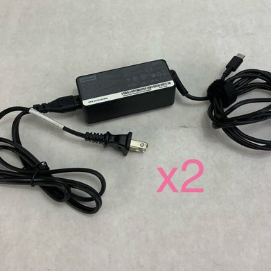 Lenovo ADLX45YCC2A 45W AC Adapter (Lot of 2)