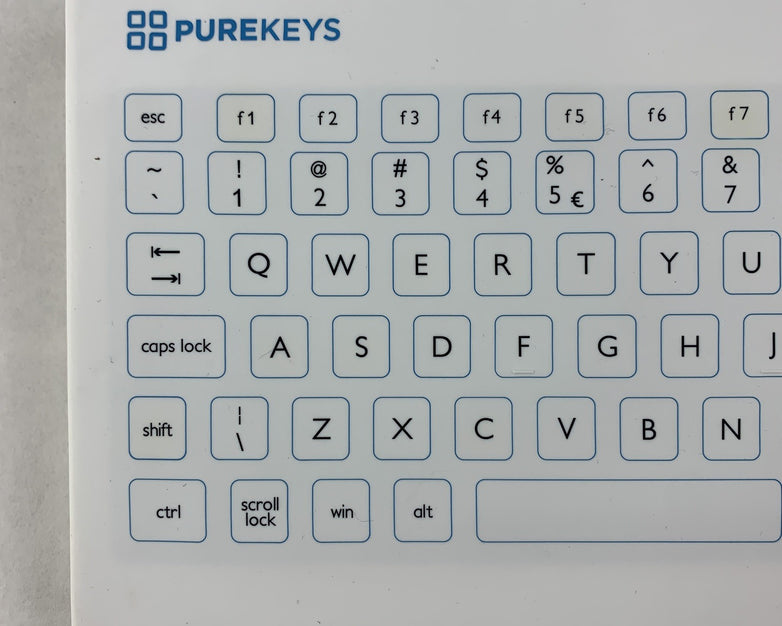 PureKeys K103EN-RF USB Wireless Medical Keyboard w/ Number Pad