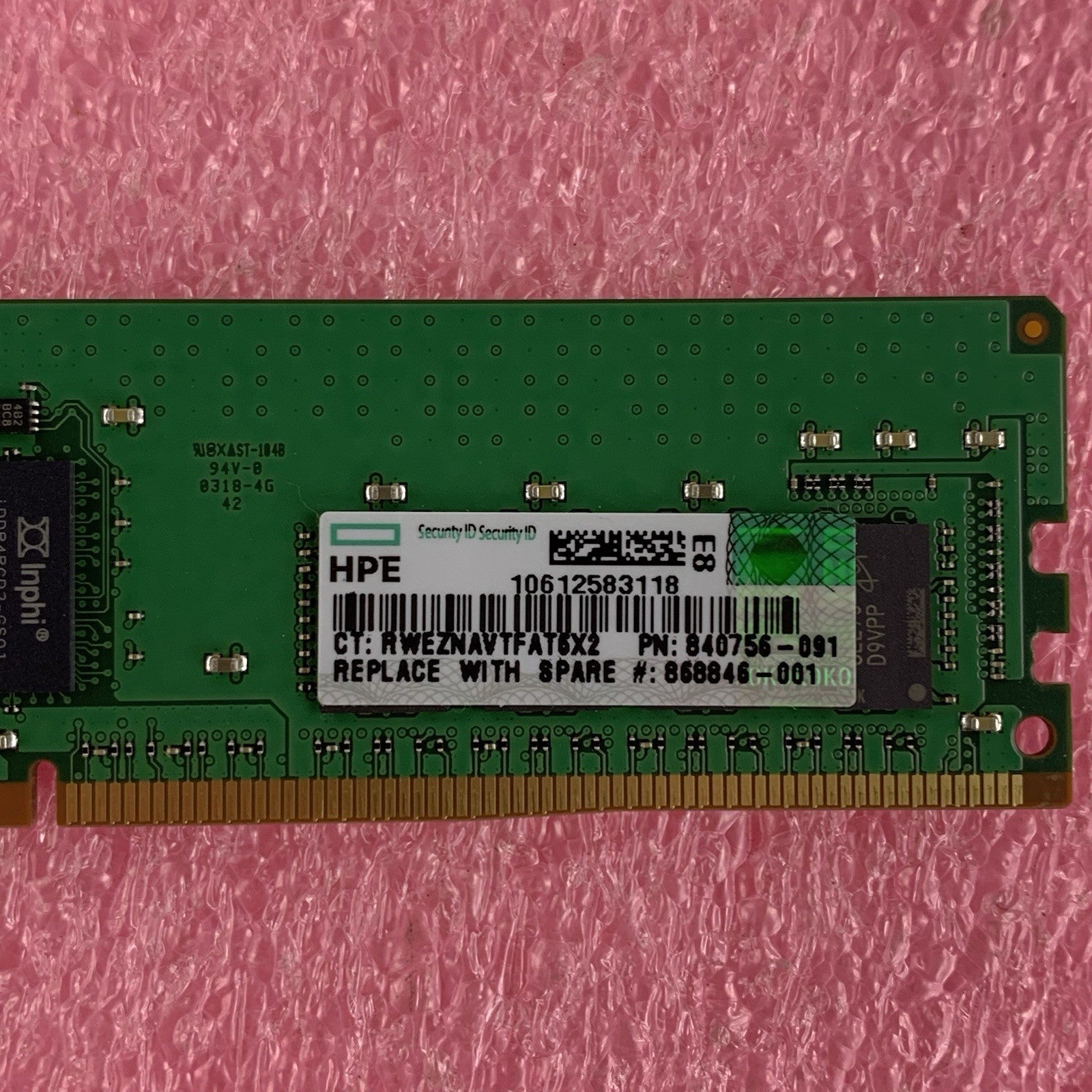 Micron MTA18ASF2G72PDZ-2G6E1RG 16 GB  PC4-2666V DDR4 SDRAM RDIMM Server Memory3