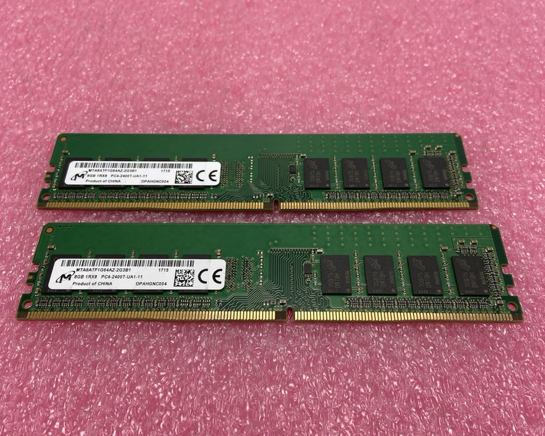 Micron 8GB DDR4 PC4 2400MHz Desktop RAM Memory Module MTA8ATF1G64AZ-2G3B1 16GB K