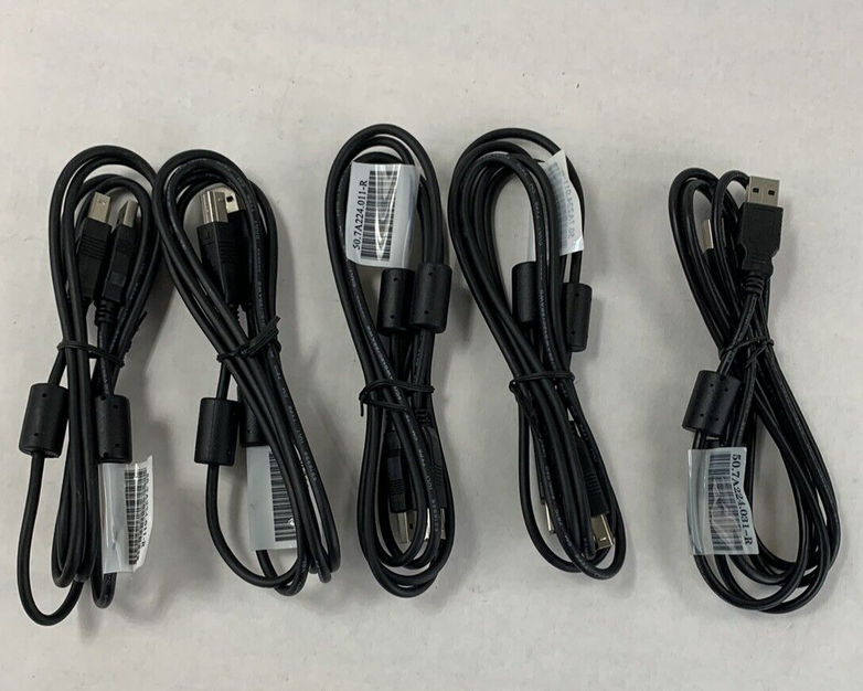 Lot 5 6’ Universal USB 2.0 Printer Scan Cable USB A To B Male 50.7A224.011-R