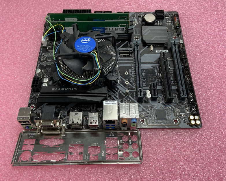 Gigabyte B360M D3H GSM Motherboard Intel Core i5-8500 3GHz 8GB RAM w/IO Shield