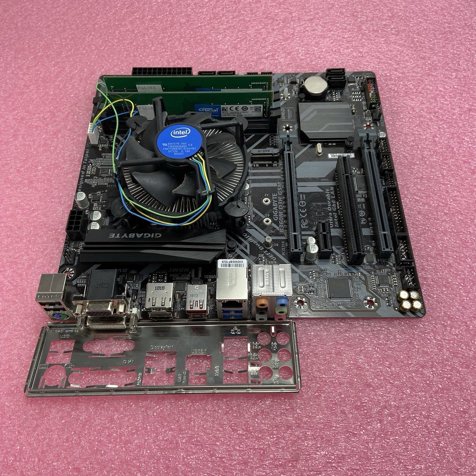 Gigabyte B360M D3H GSM Motherboard Intel Core i5-8500 3GHz 8GB RAM w/IO Shield4