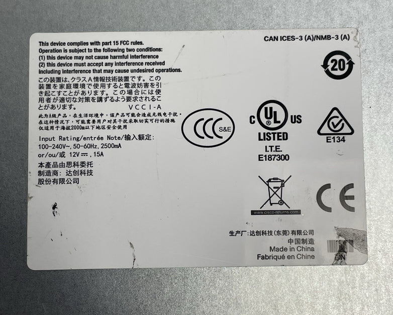Cisco SG550XG-24F-K9 Tested & Reset