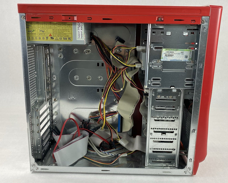 Unbranded Mid ATX Red Computer Case with 380W Power Supply