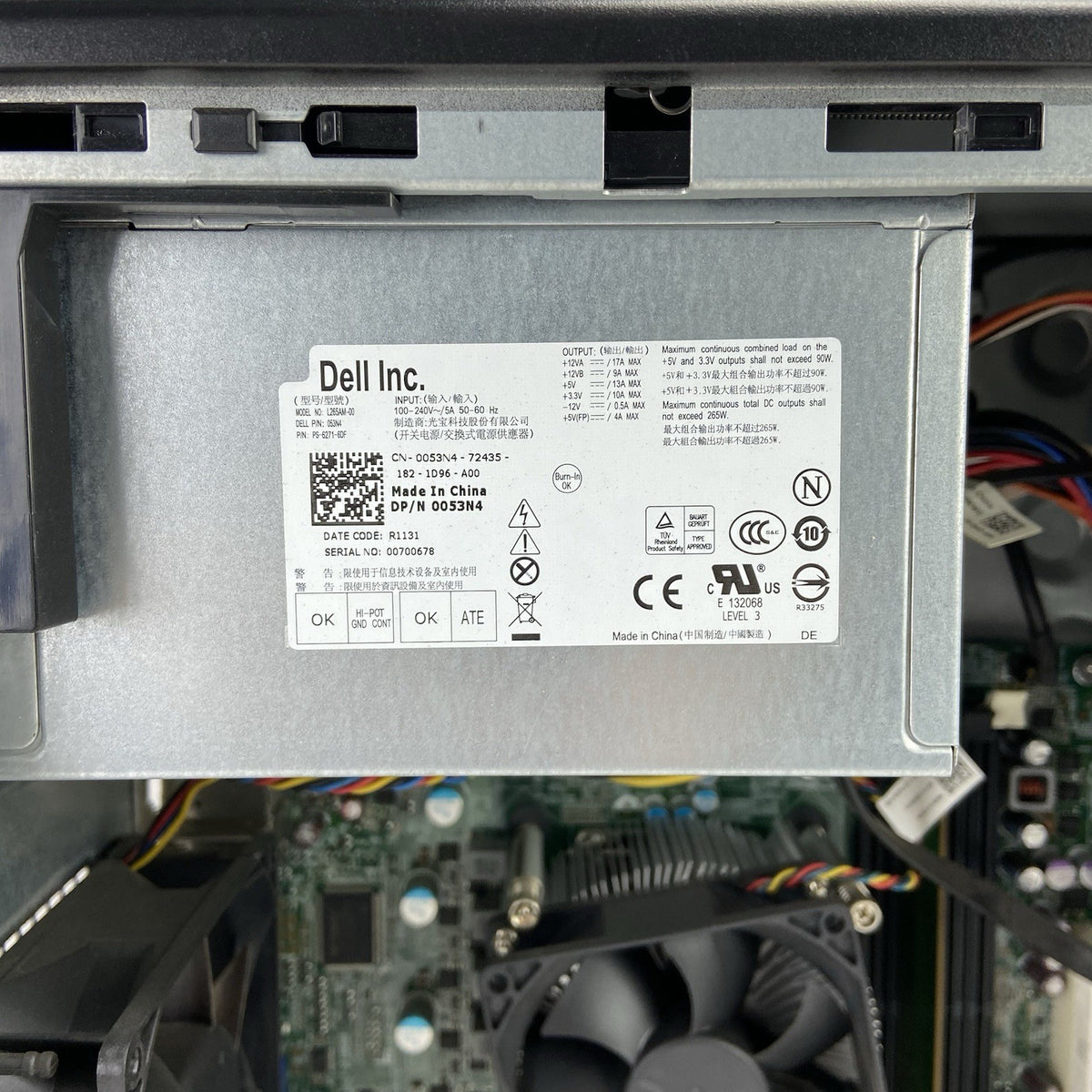 Dell Optiplex 790 MT Intel Core i5-2500 3.3GHz 4GB RAM No HDD No OS10