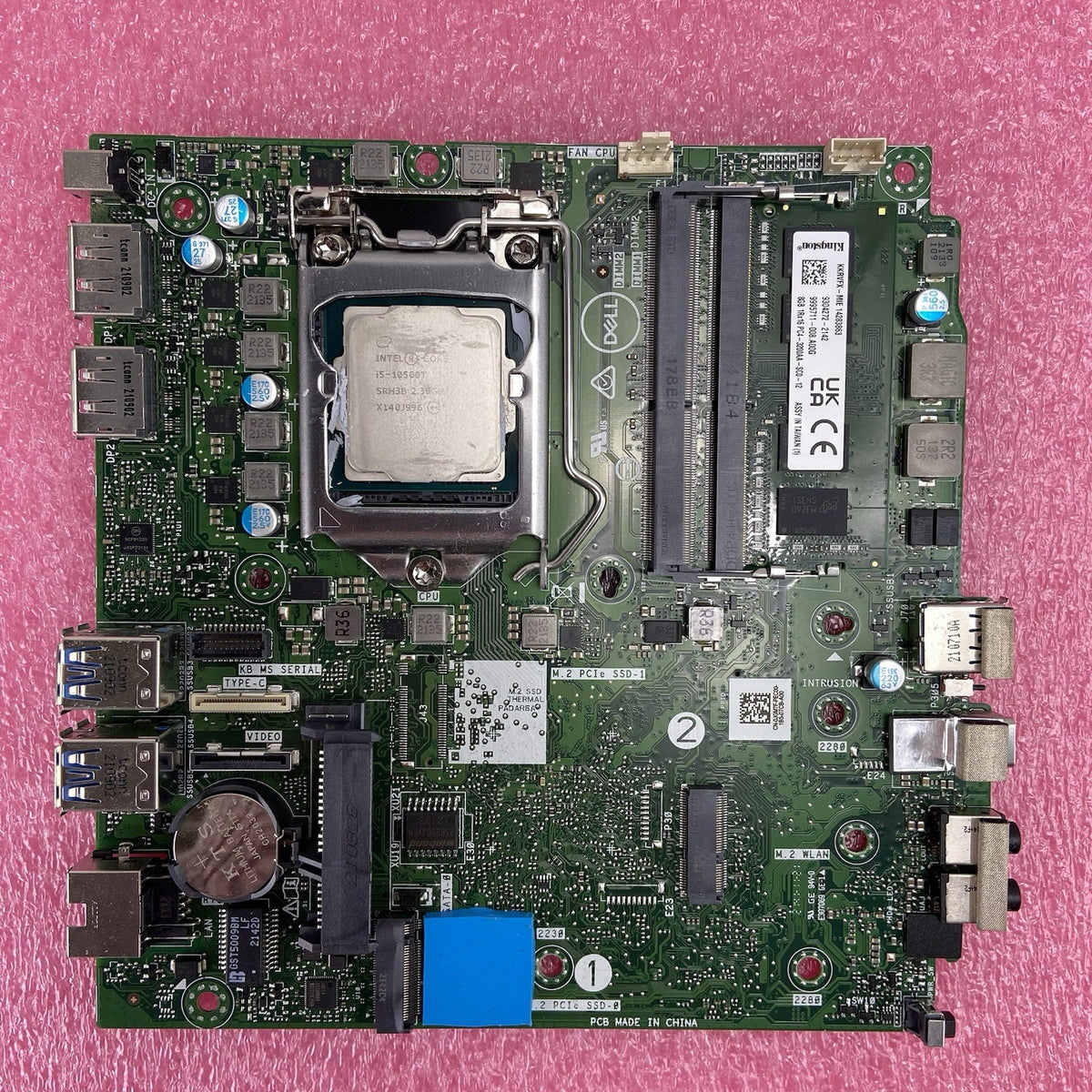 Dell Optiplex 5090 Micro Motherboard Intel Core i5-10500T 2.3GHz 8GB RAM3