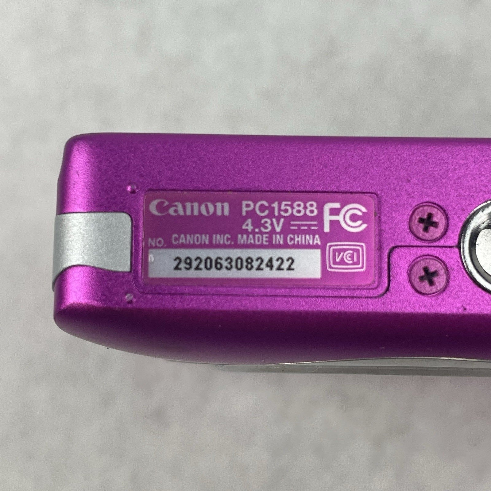 Canon PowerShot ELPH 100 HS 12.1MP Camera No Battery No Memory Card No Charger7