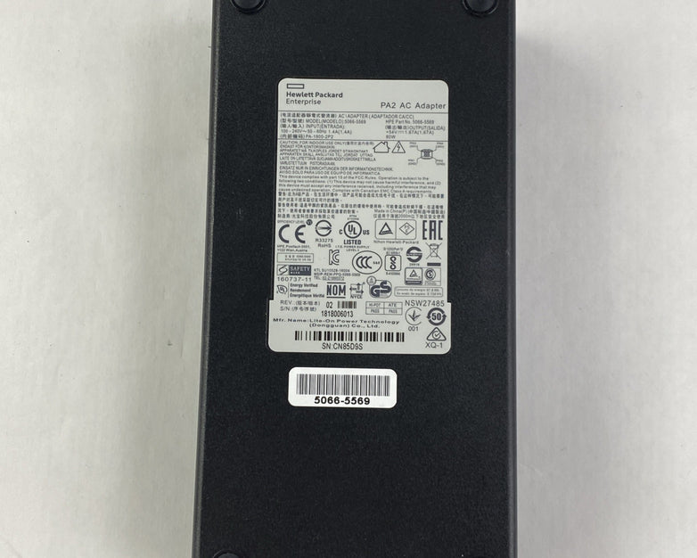 HP 5066-5569 54V 1.67A 90W 4 Pin PA2 AC Adapter - No Power Cord