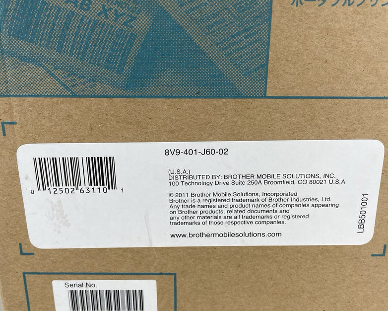 Brother Ruggedjet RJ4030 4030AI Mobile BlueTooth No Battery or Charger