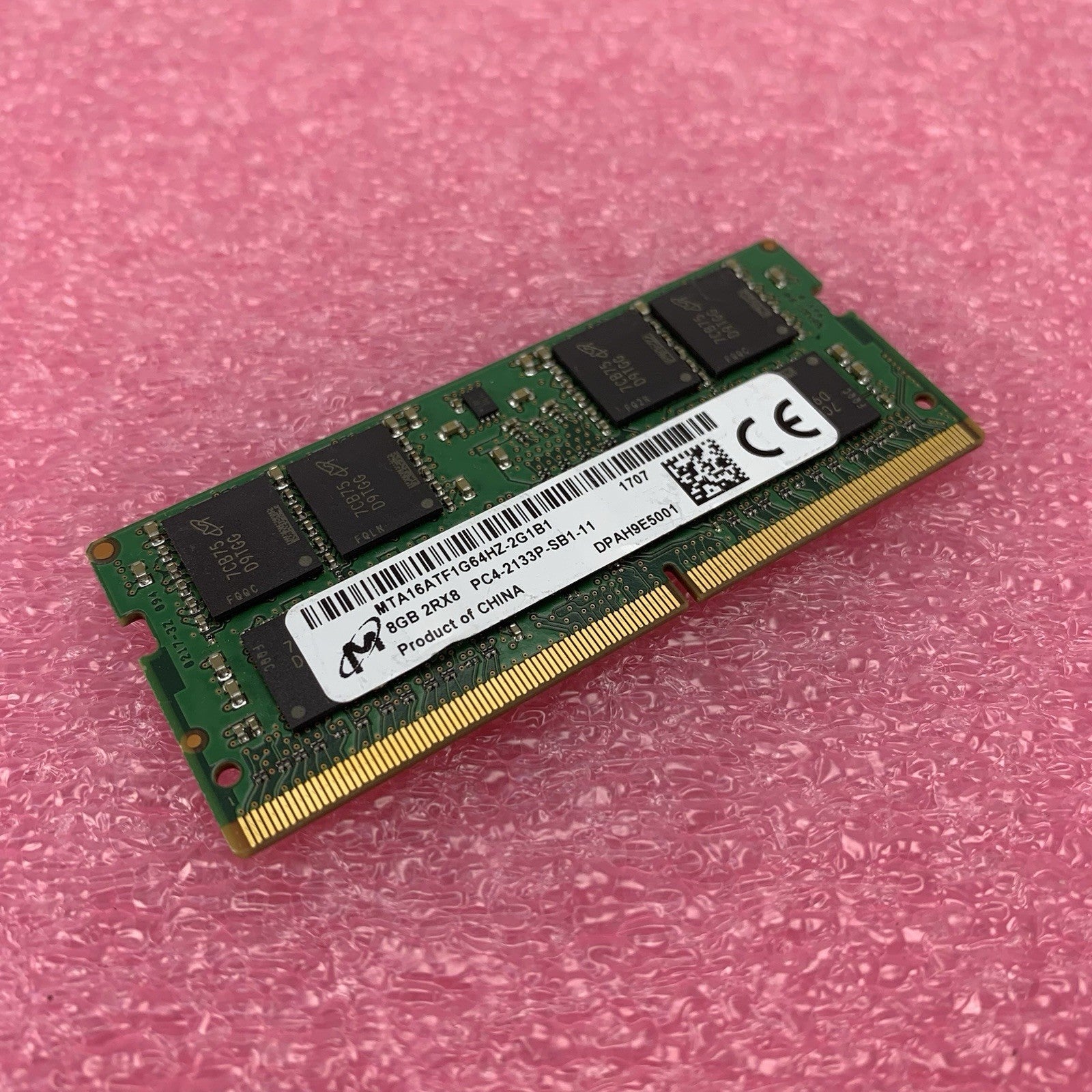 Micron MTA16ATF1G64HZ-2G1B1 PC4-2133P-SB1-11 8GB 2RX8 Desktop Memory RAM0