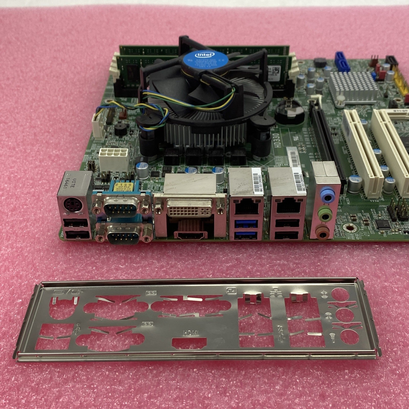 DFI HD330-Q870R Motherboard Intel Core i5-4670 3.40GHz 4GB RAM w/ Shield