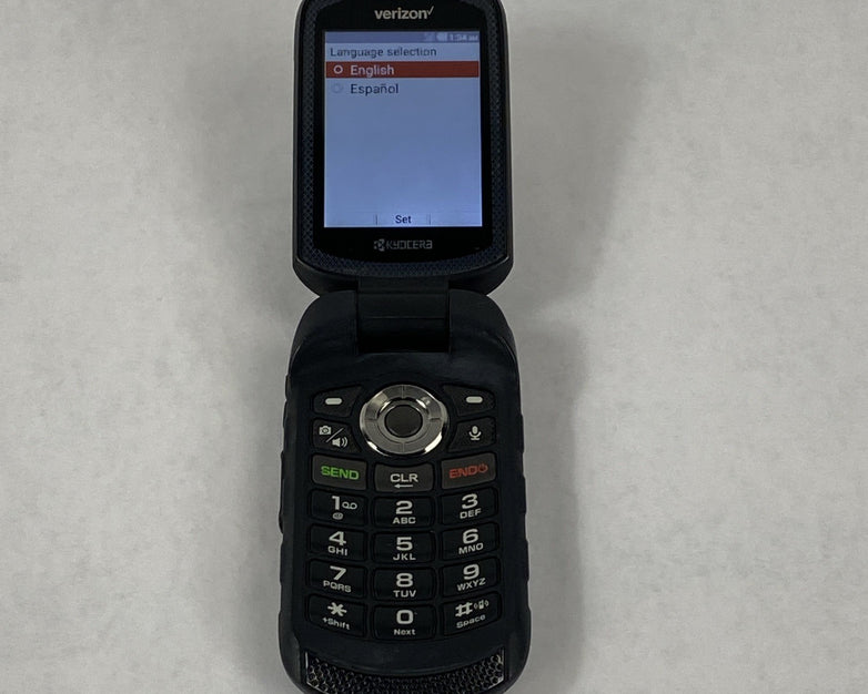 Kyocera DuraXV LTE E4610 Verizon Network 16GB Black Flip Phone