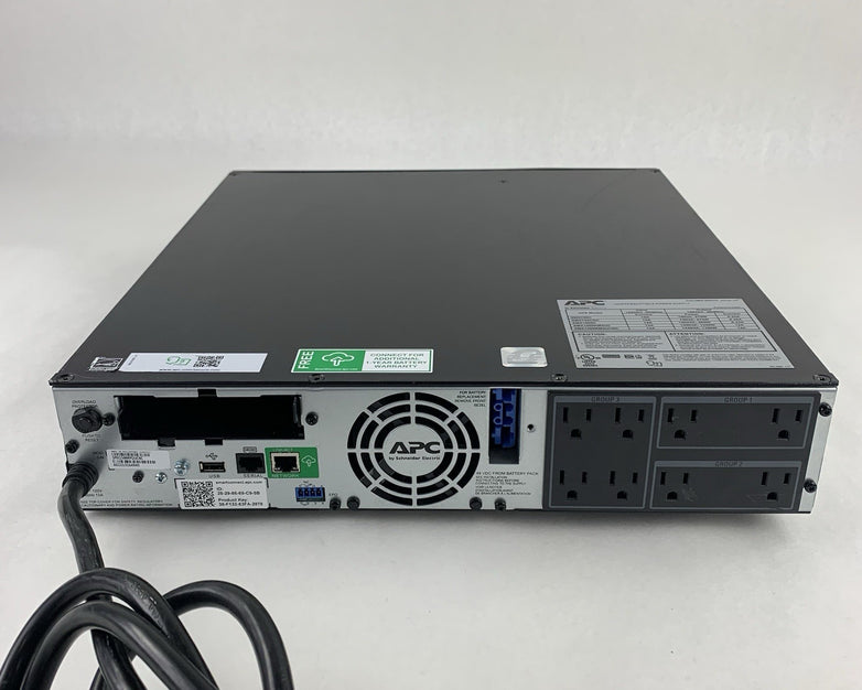 APC SMX1500RM2UCNC Battery Backup UPS Tested No Net Card No Batt No Faceplate
