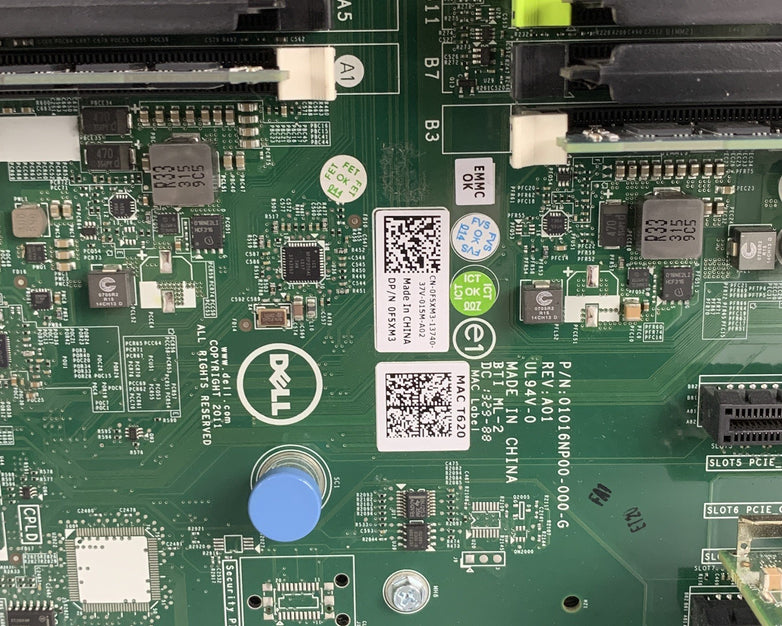 Dell Poweredge T620 Server 2x E5-2609 2.4 GHz 32 GB Ram Perc H710 No OS No HDD