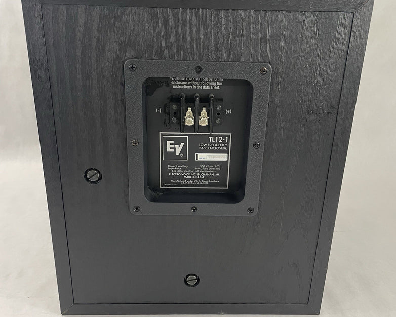 EV Electro Voice TL12-1A Low-Frequency Base Enclosure 300w 8ohms Tested