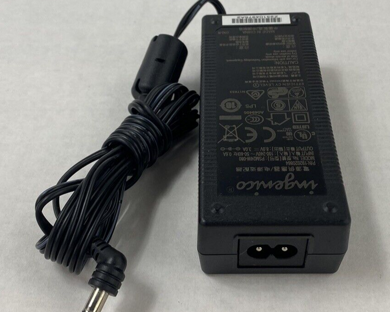Lot of 2 Genuine OEM Ingenico PSM24W-080L6 24W 8V 3A AC Adapter