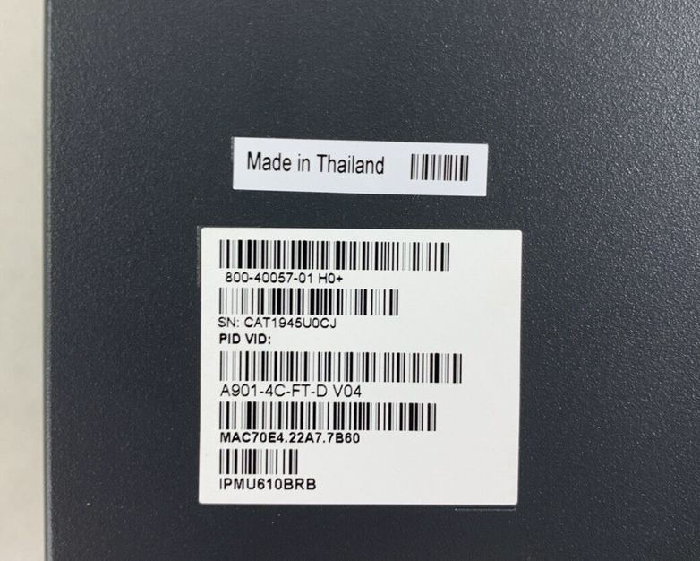 Cisco A901-4C-F-D 8-Port Ethernet Services ASR 901 Series Router Box Opened