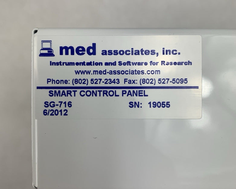 Med Associates SG-716 Smart Control Panel