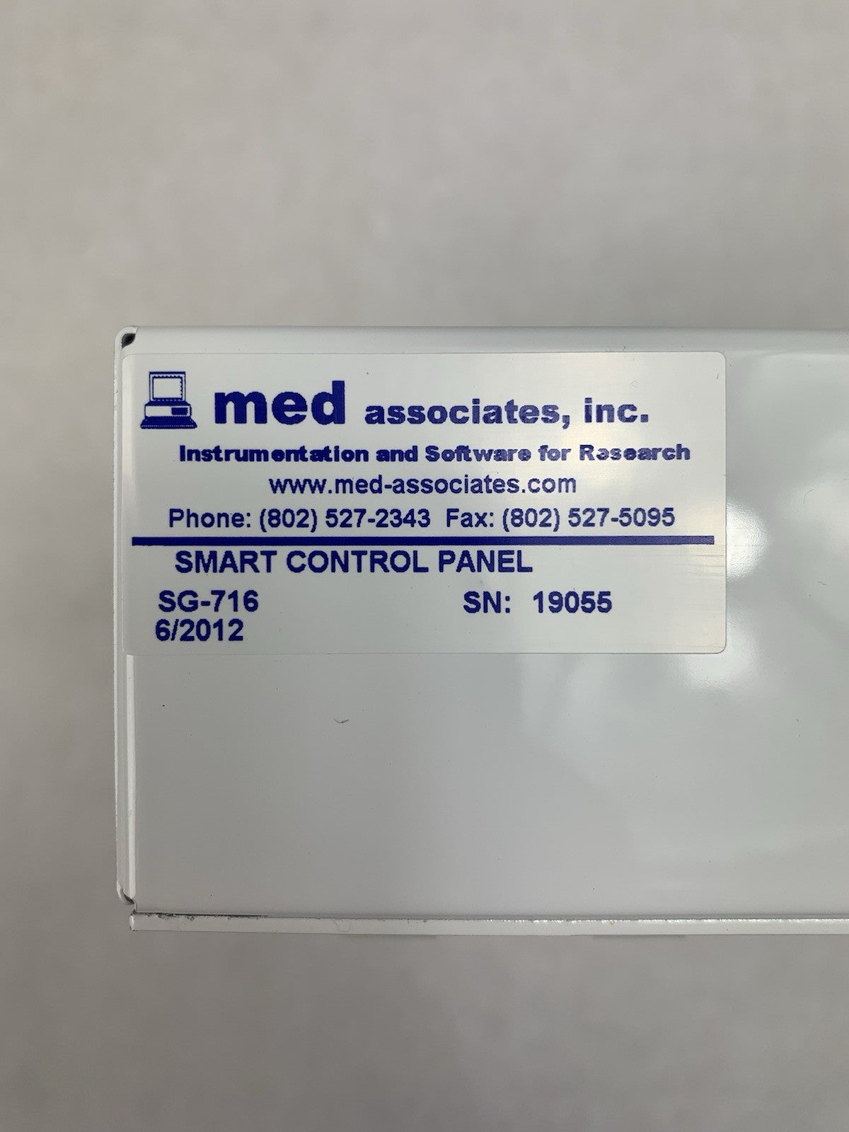 Med Associates SG-716 Smart Control Panel