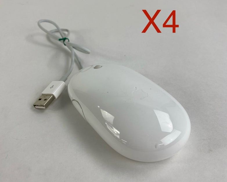 Apple A1152 USB Wired Mouse - Lot of 4