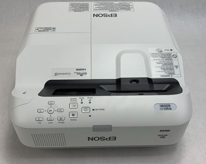Epson PowerLite 695Wi H740A LCD Lamp Projector 1854 Lamp Hours - No Remote