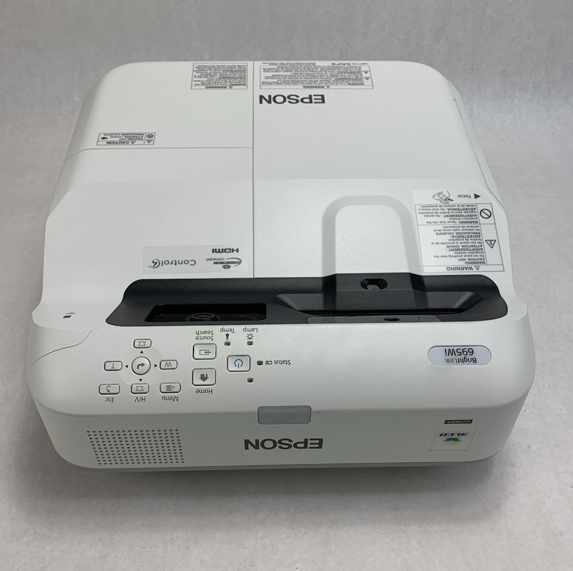 Epson PowerLite 695Wi H740A LCD Lamp Projector 1854 Lamp Hours - No Remote3