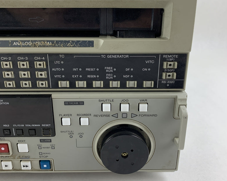 Sony DNW-A75 Digital Video Cassette Recorder Betacam Error 096 Parts and Repair