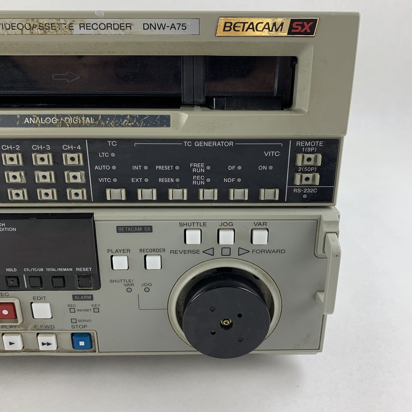 Sony DNW-A75 Digital Video Cassette Recorder Betacam Error 096 Parts and Repair