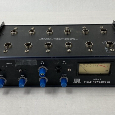 For Parts or Repair Sescom MB-2 Field Newsbridge Microphone Level Balancer