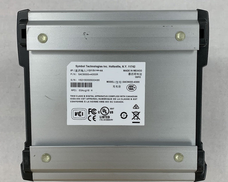 Symbol SAC9000-4000 4-Bay Battery Charger